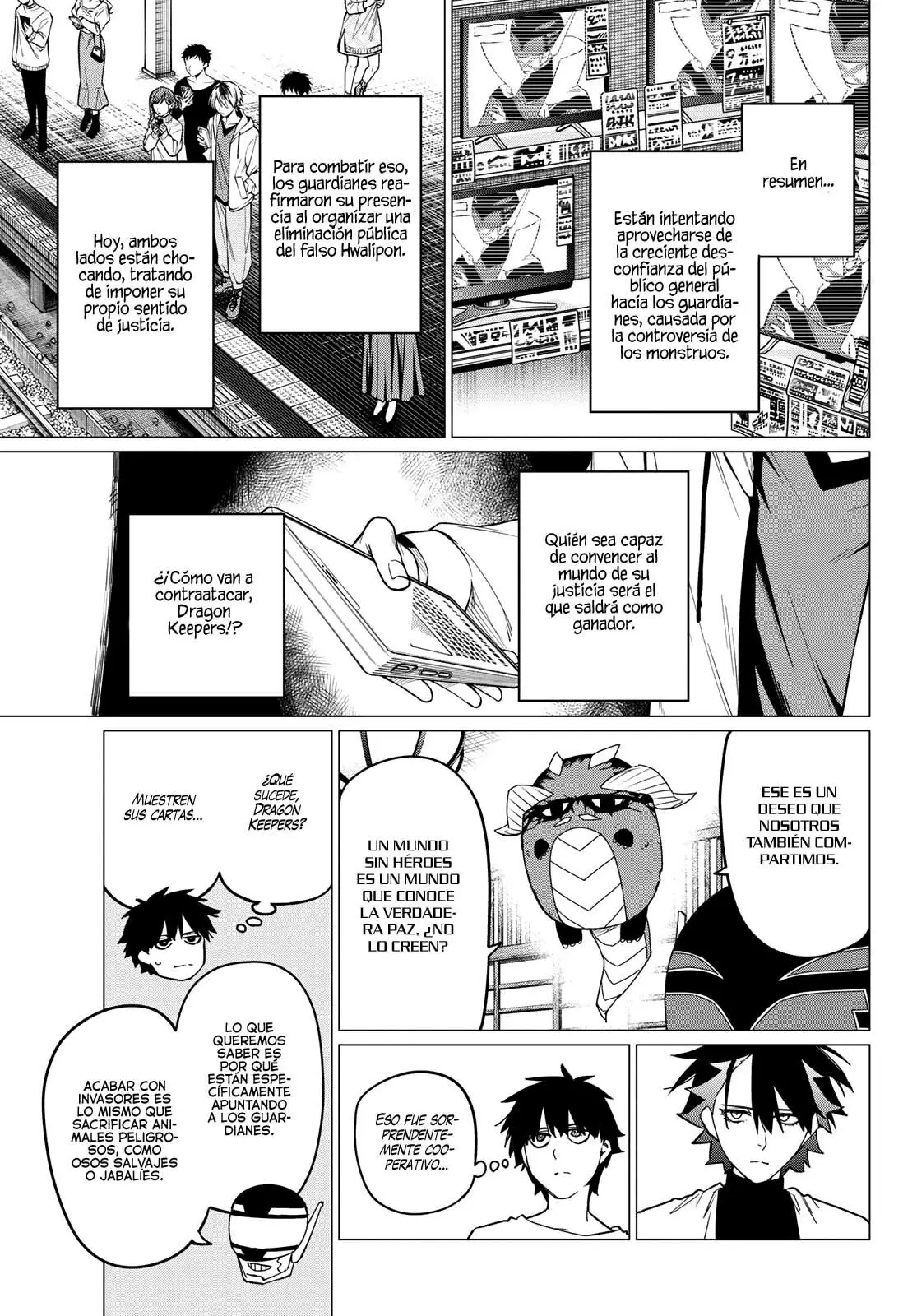 Sentai Daishikkaku capítulo 88, página 8