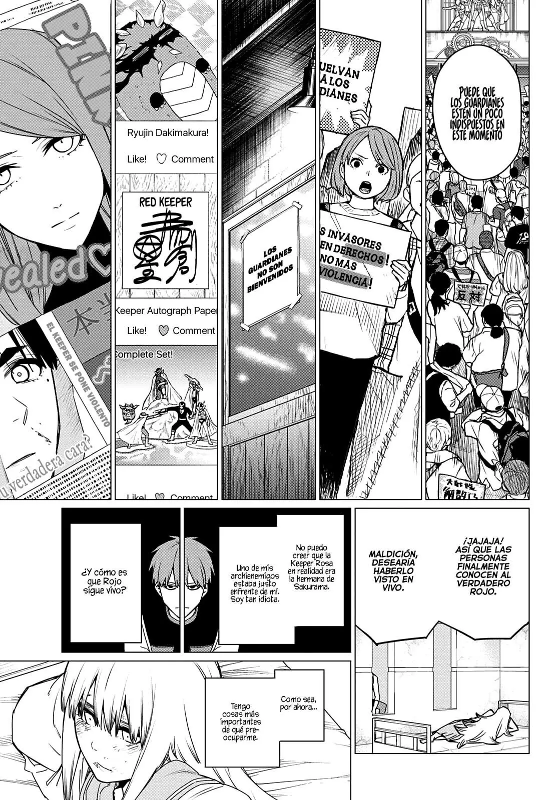 Sentai Daishikkaku capítulo 89, página 4