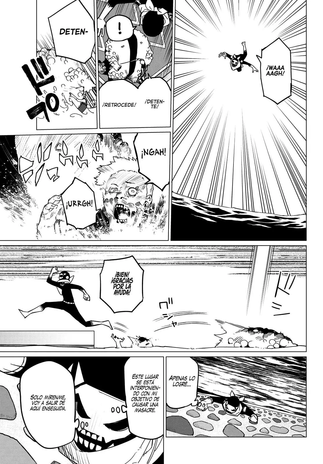 Sentai Daishikkaku capítulo 96, página 8