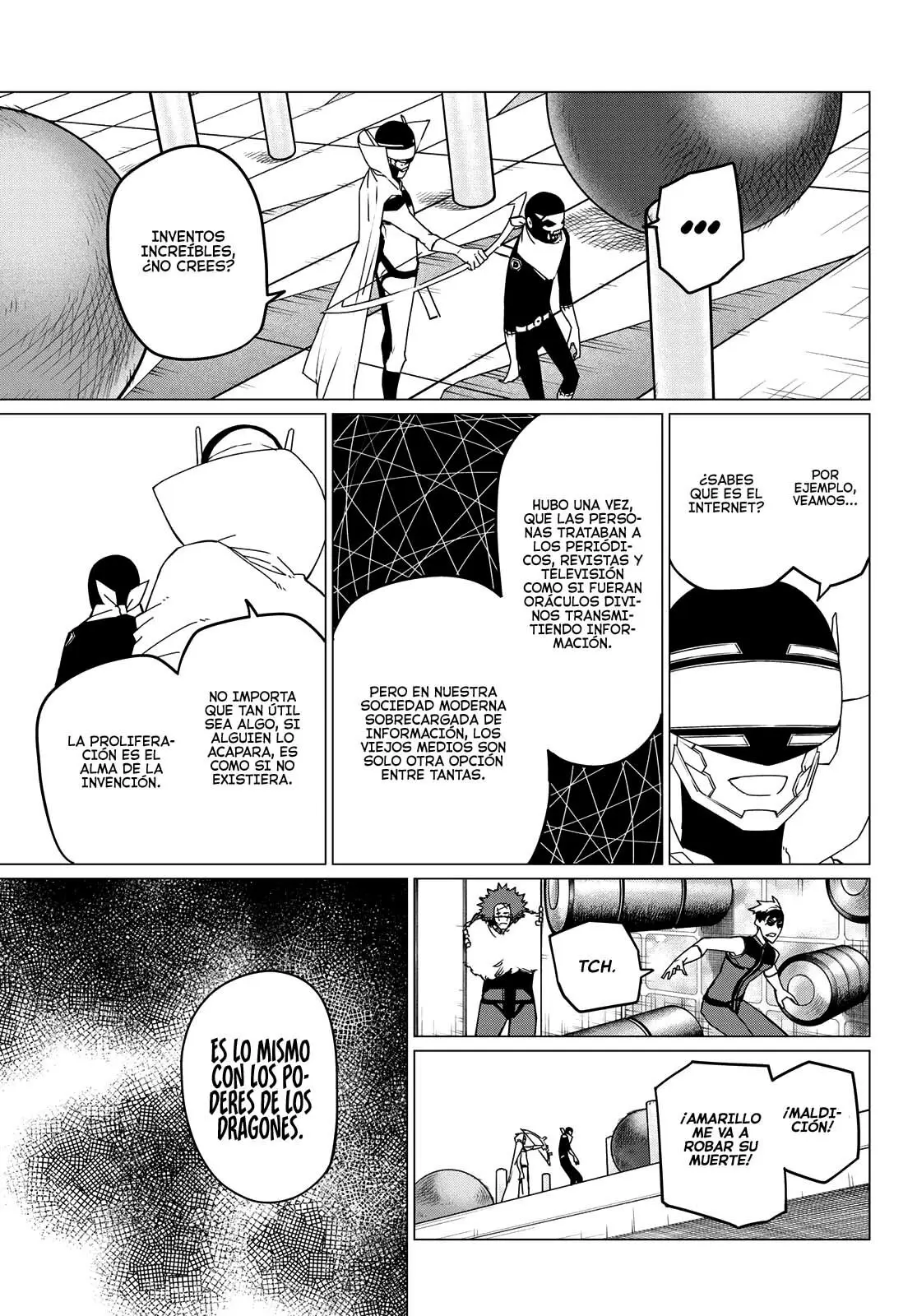 Sentai Daishikkaku capítulo 96, página 14