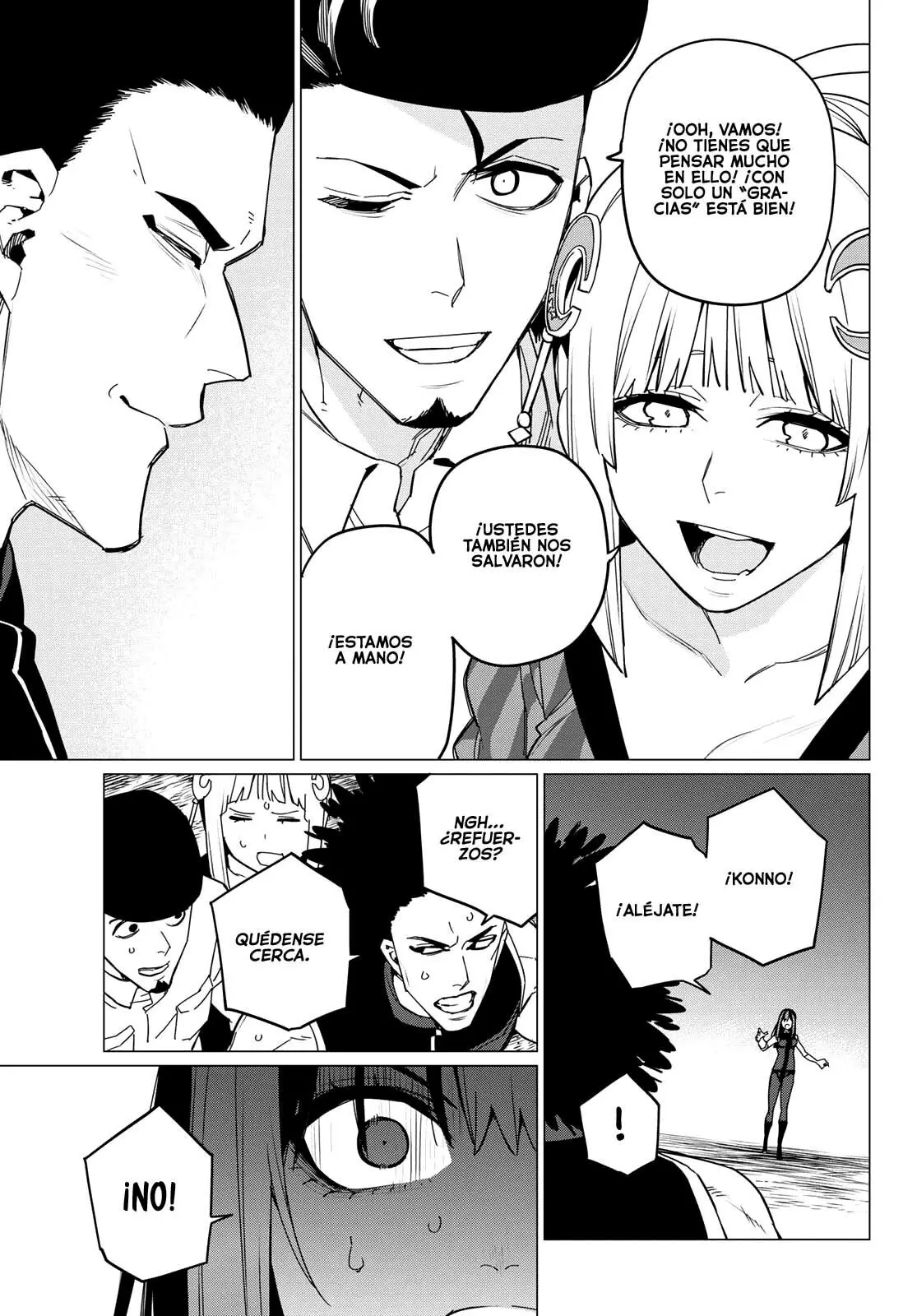 Sentai Daishikkaku capítulo 97, página 16