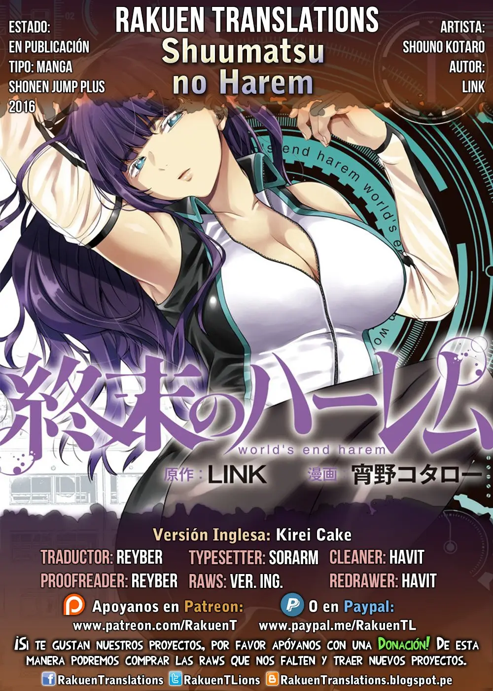 Shuumatsu no Harem capítulo 54, página 1
