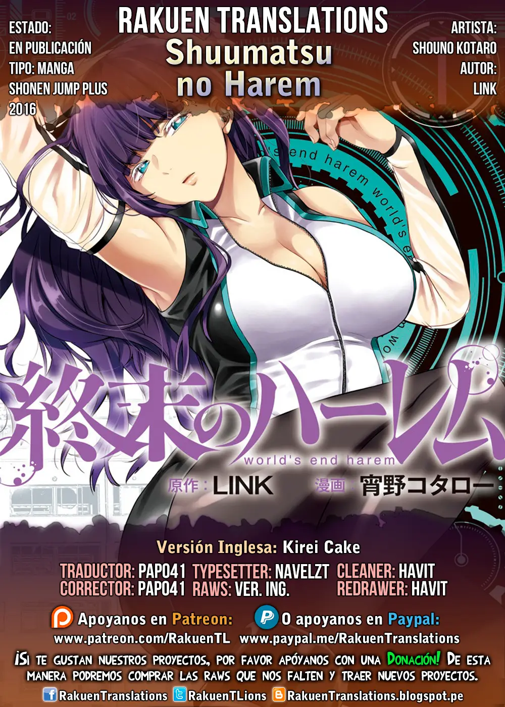 Shuumatsu no Harem capítulo 79, página 1