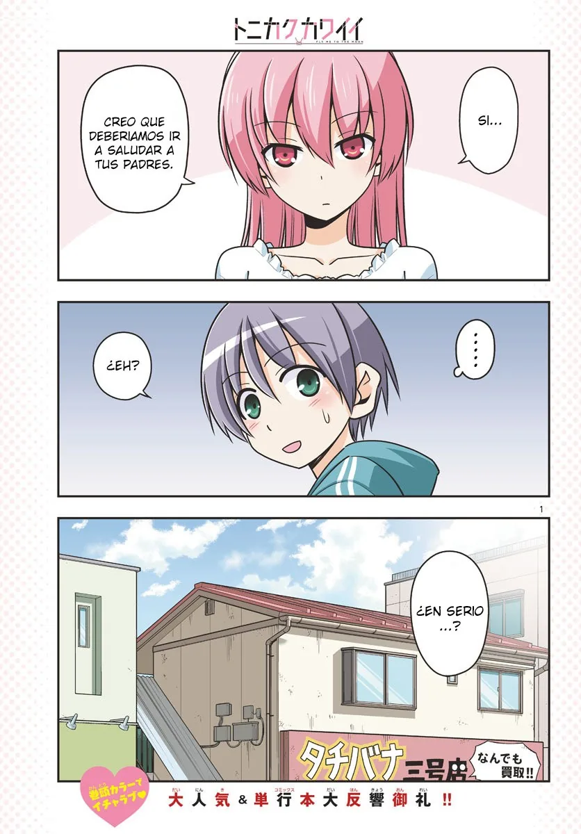 Tonikaku Kawaii capítulo 21, página 2