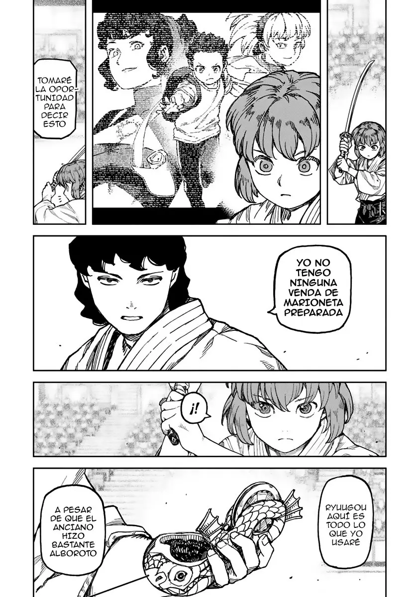 Tsugumomo capítulo 102, página 23