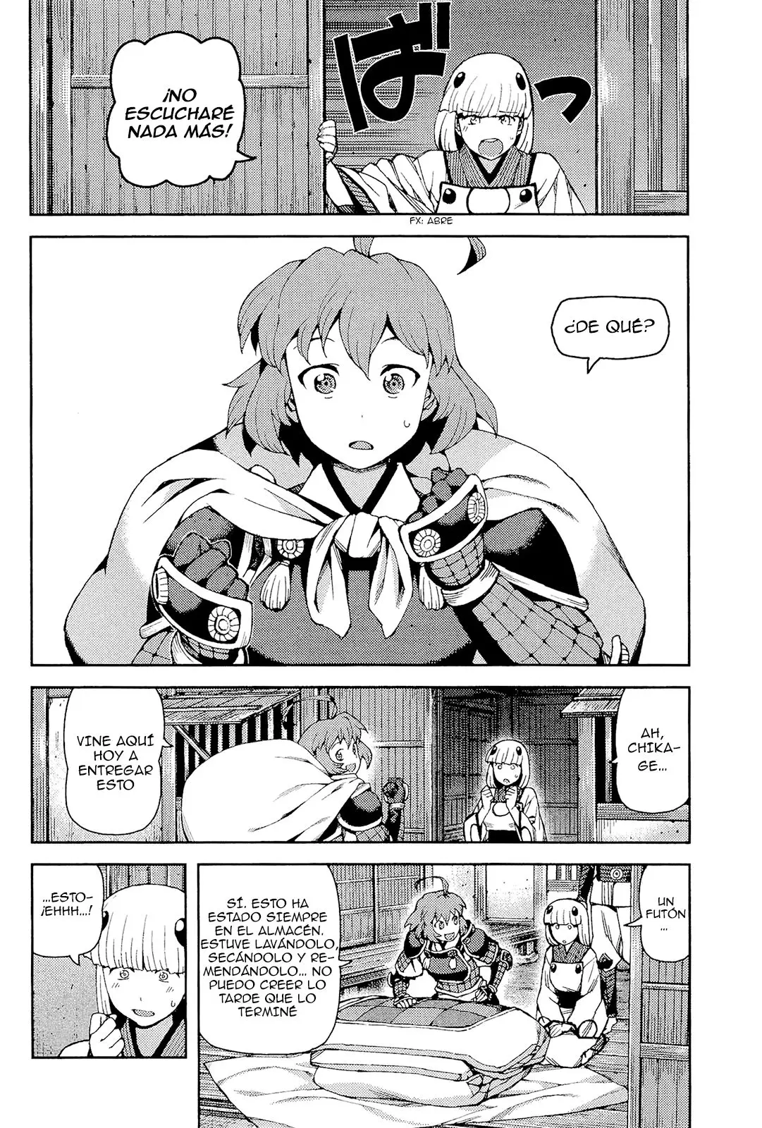 Tsugumomo capítulo 54.1, página 8