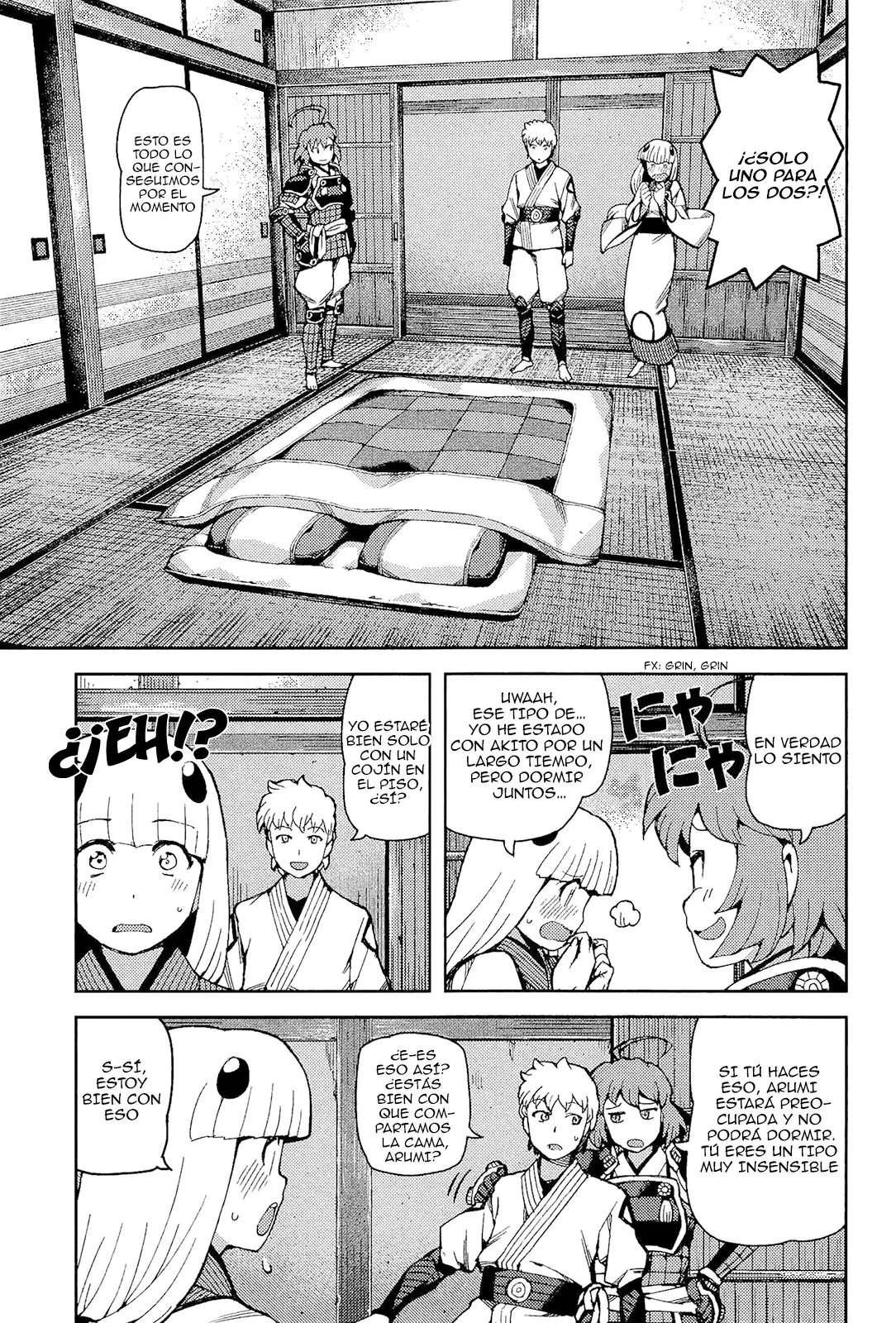 Tsugumomo capítulo 54.1, página 9