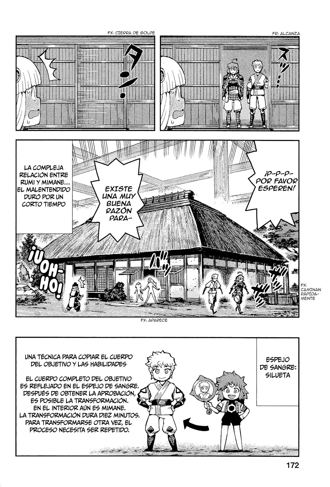 Tsugumomo capítulo 54.1, página 18