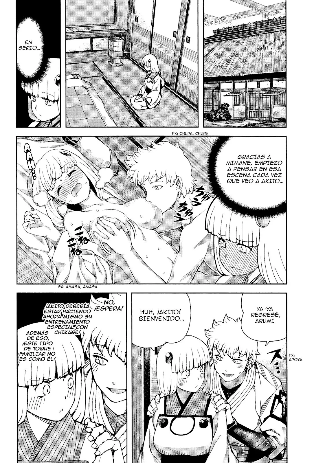 Tsugumomo capítulo 54.1, página 20