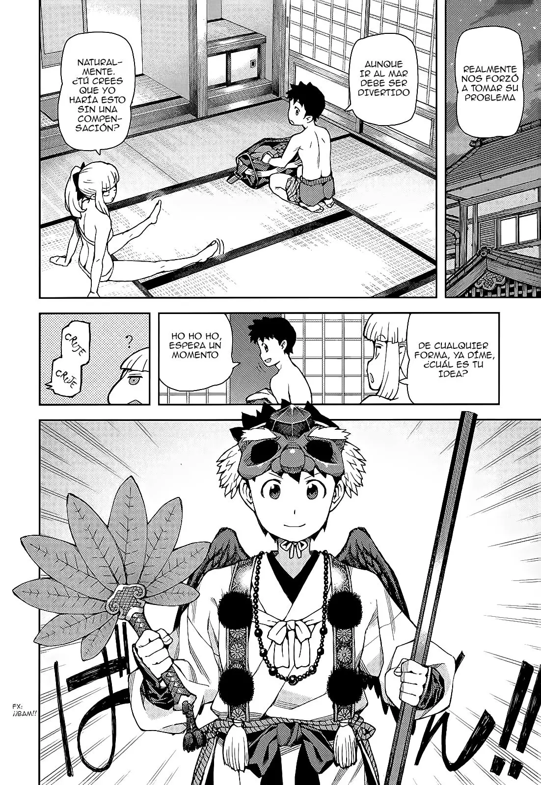Tsugumomo capítulo 54.2, página 14