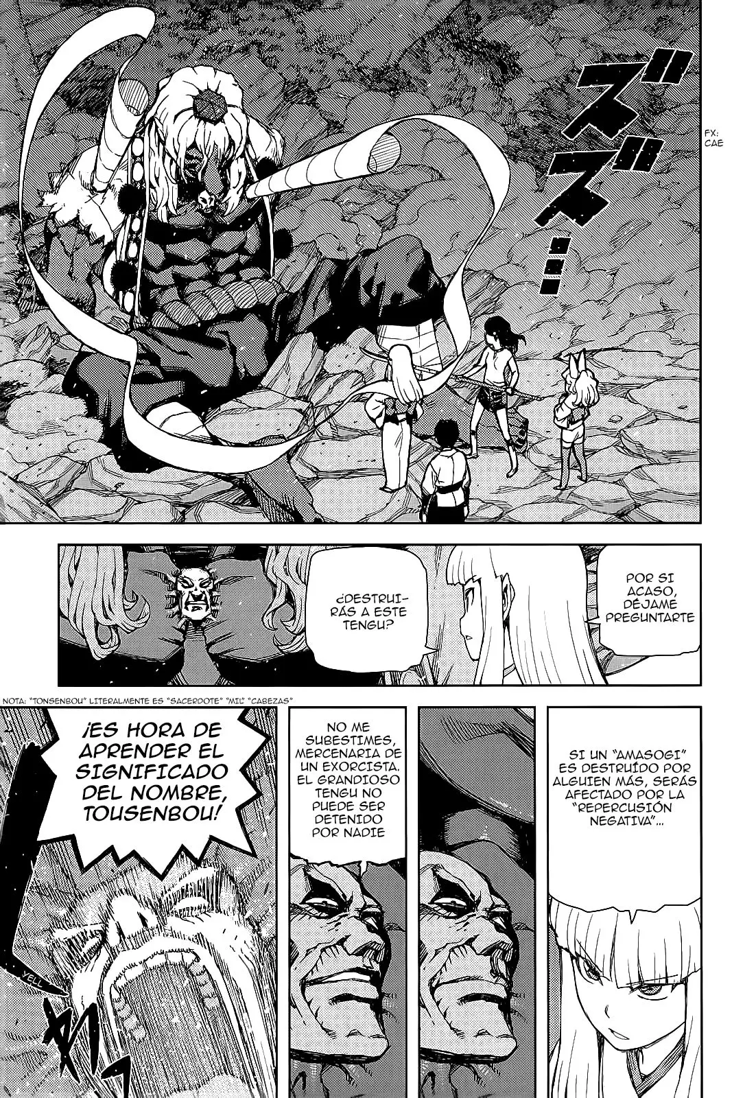 Tsugumomo capítulo 54.2, página 33