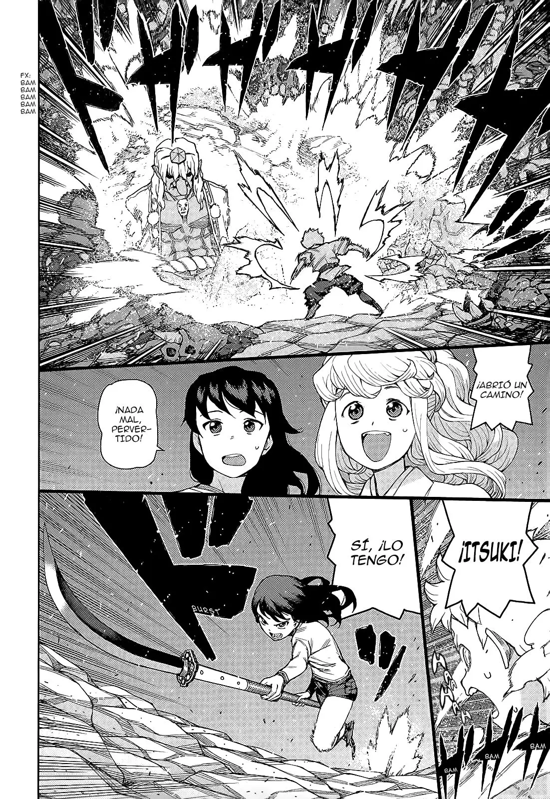 Tsugumomo capítulo 54.2, página 37