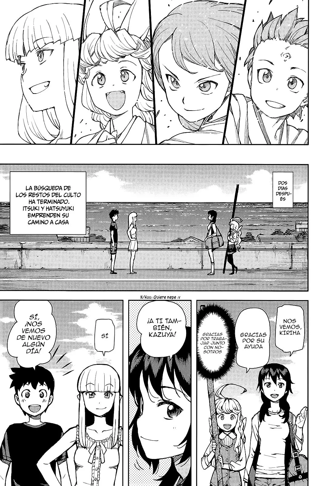 Tsugumomo capítulo 54.2, página 44