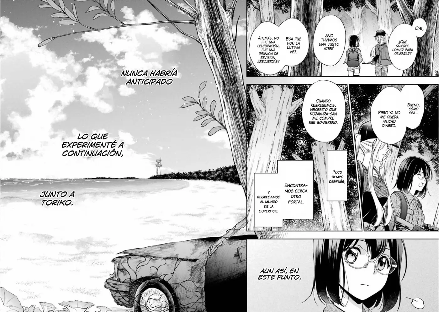 Urasekai Picnic capítulo 31, página 36
