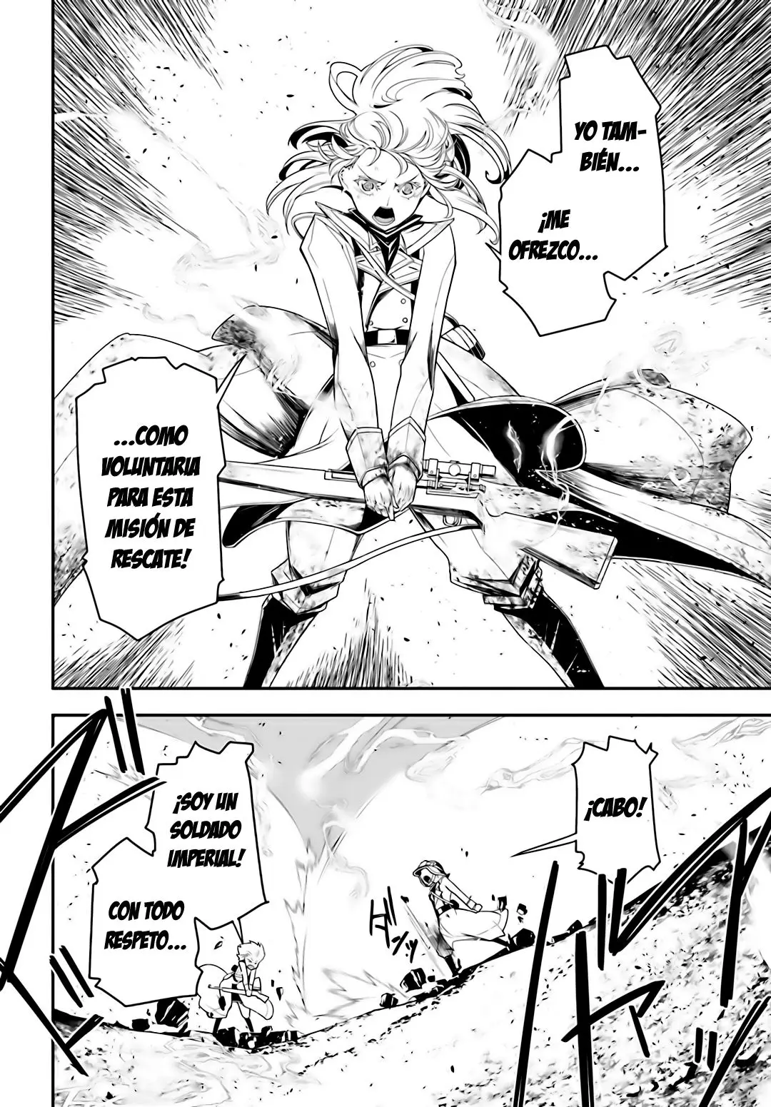 Youjo Senki capítulo 3.2, página 34