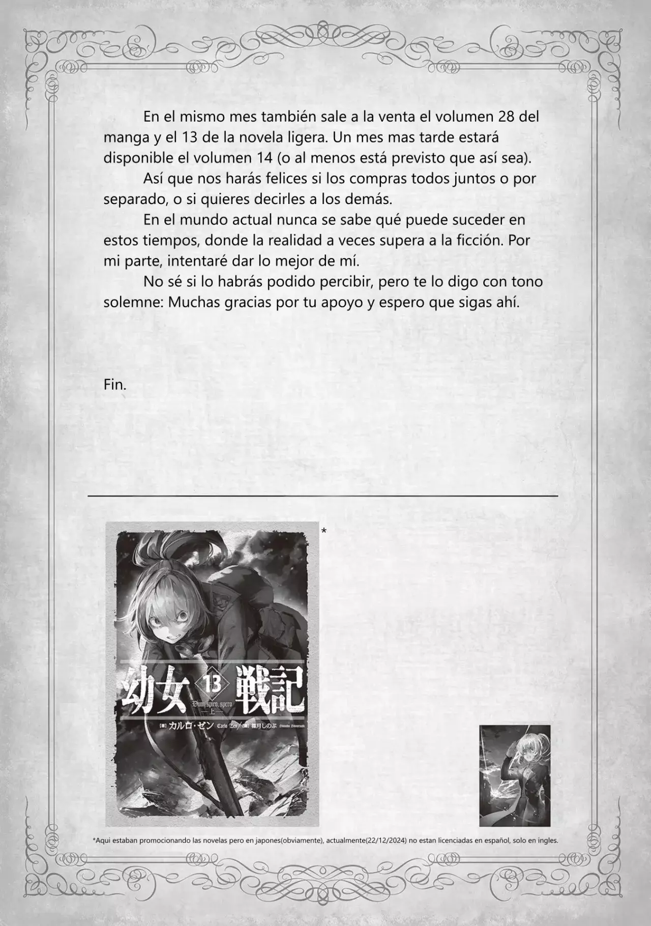 Youjo Senki capítulo 90, página 46