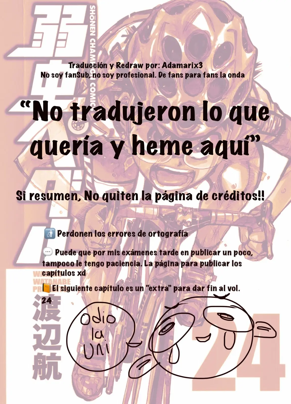 Yowamushi Pedal capítulo 207, página 21