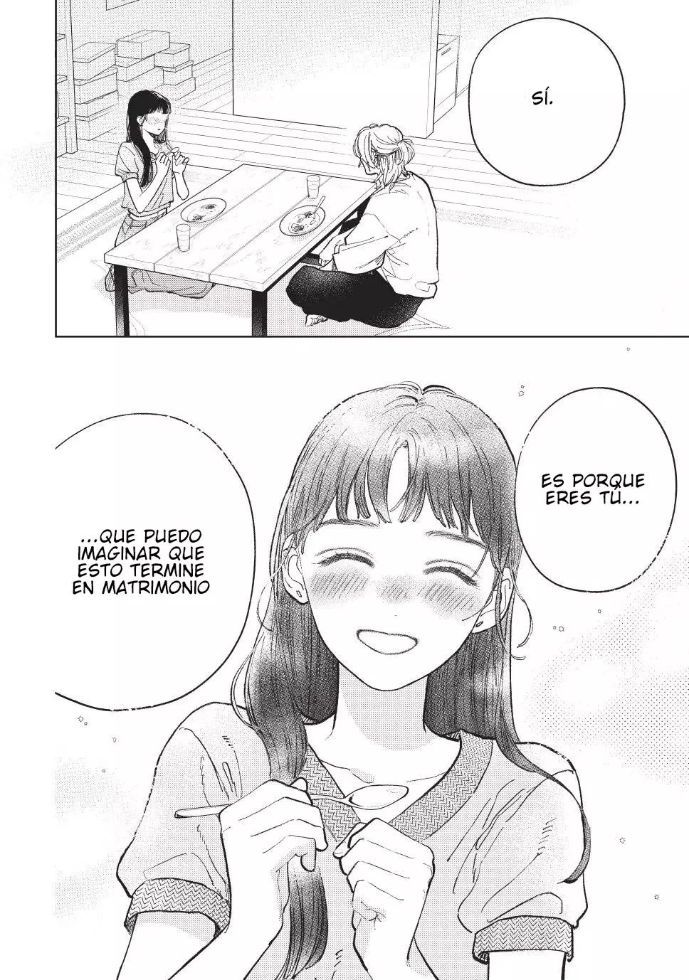 Yubisaki to Renren capítulo 49, página 34