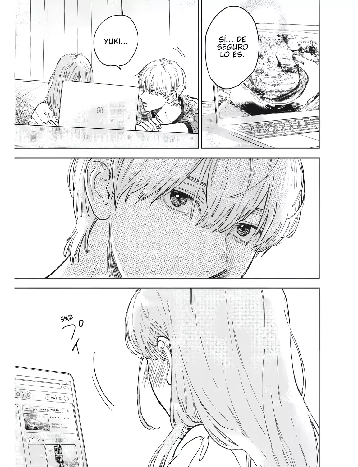 Yubisaki to Renren capítulo 52, página 34