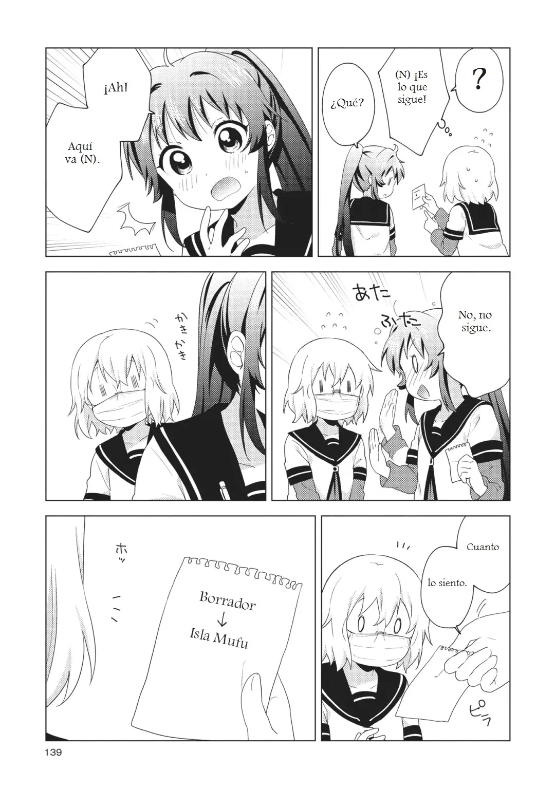 Yuru Yuri capítulo 148, página 9