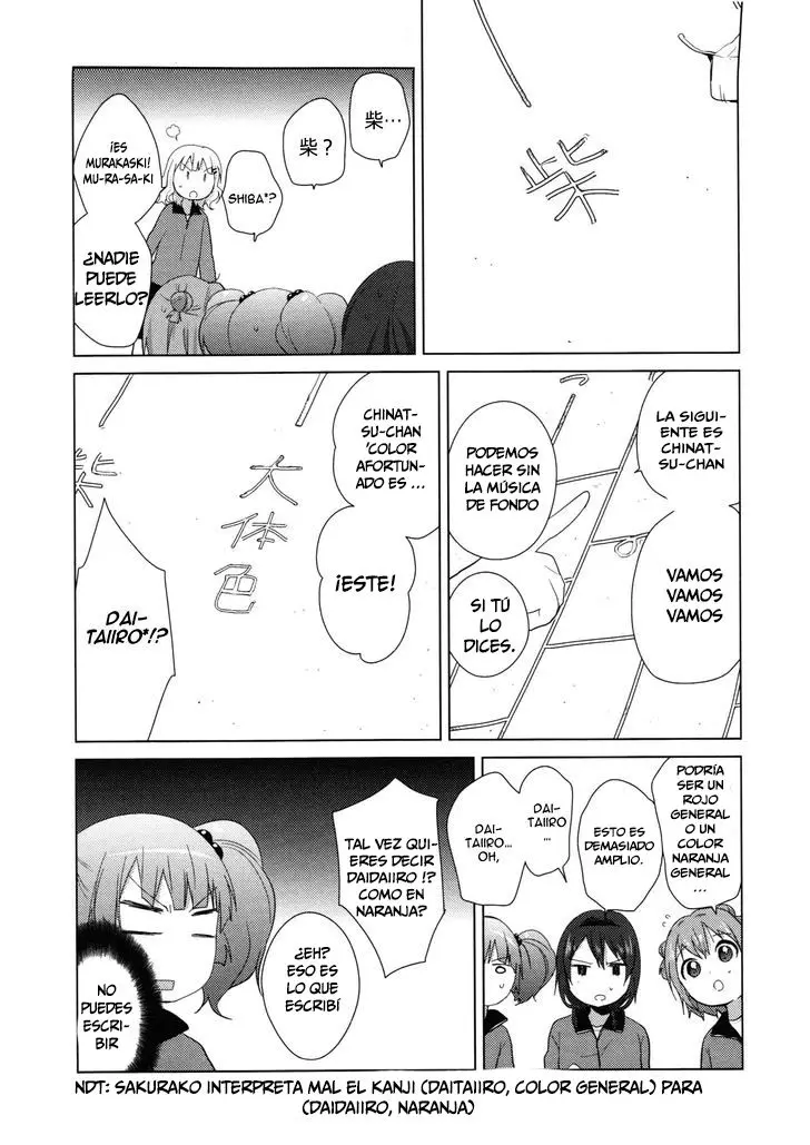 Yuru Yuri capítulo 61.6, página 9