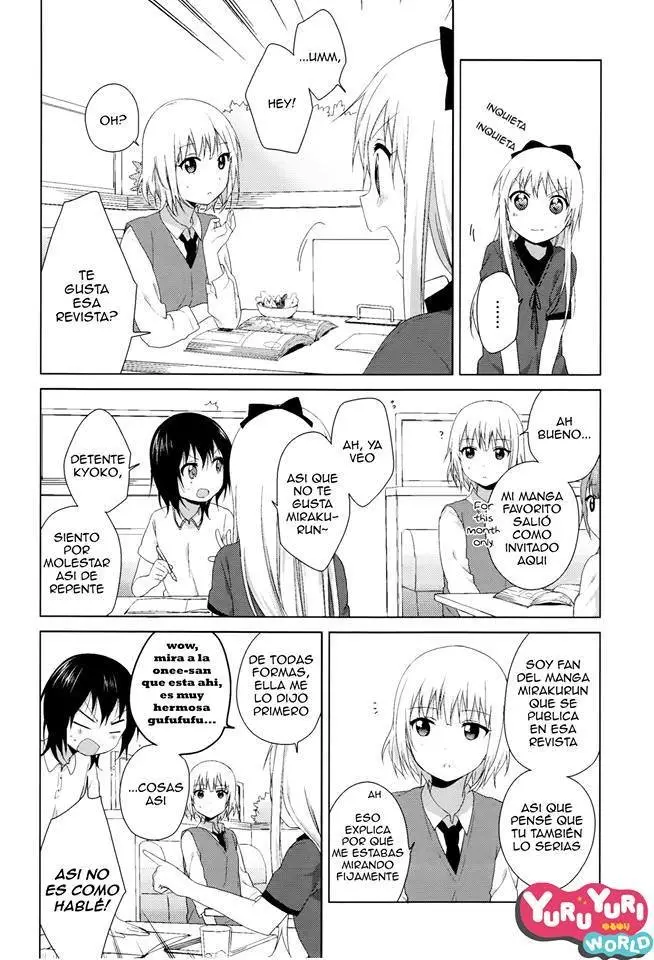 Yuru Yuri capítulo 70.08, página 8