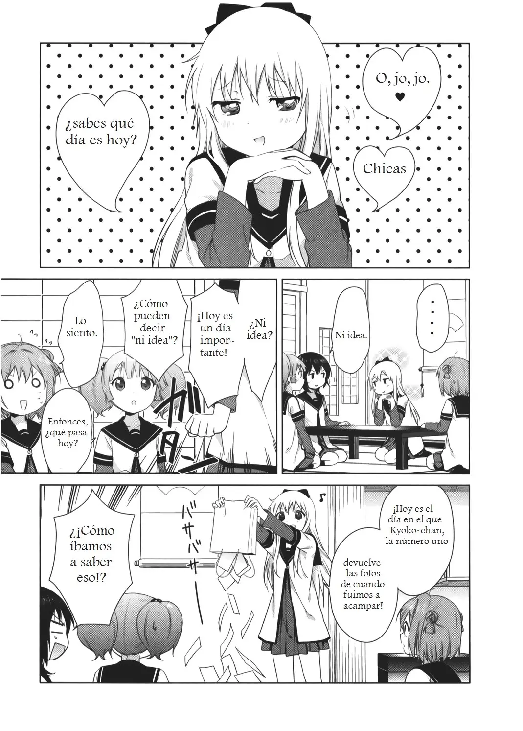Yuru Yuri capítulo 88.5, página 3