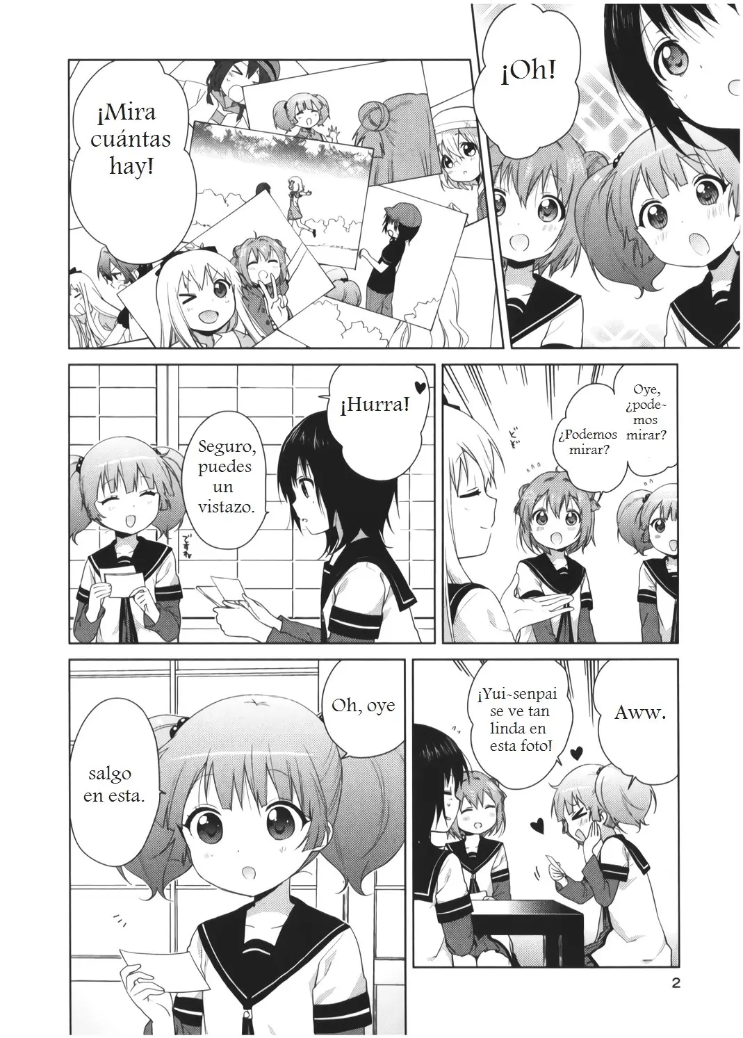 Yuru Yuri capítulo 88.5, página 4