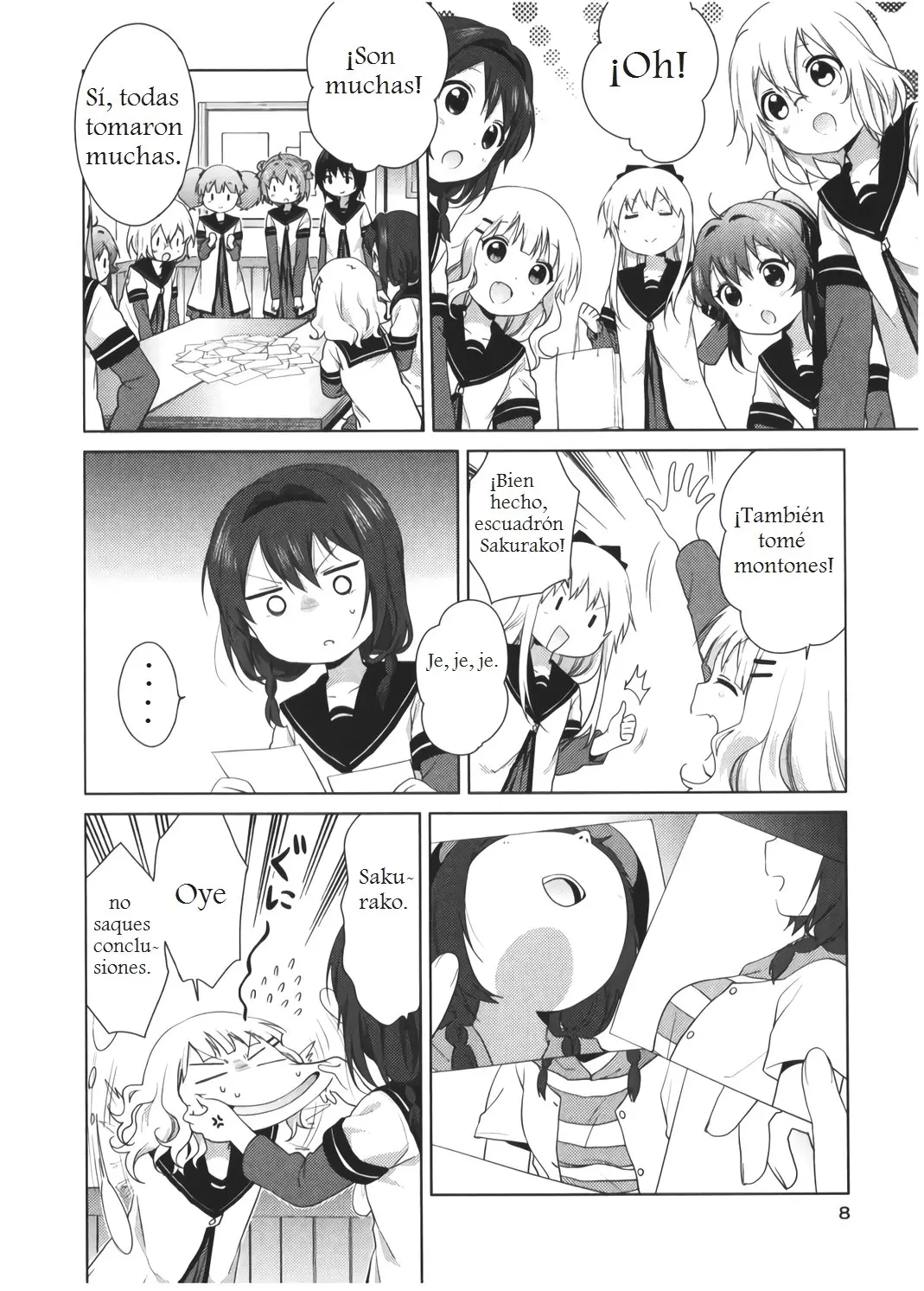 Yuru Yuri capítulo 88.5, página 10
