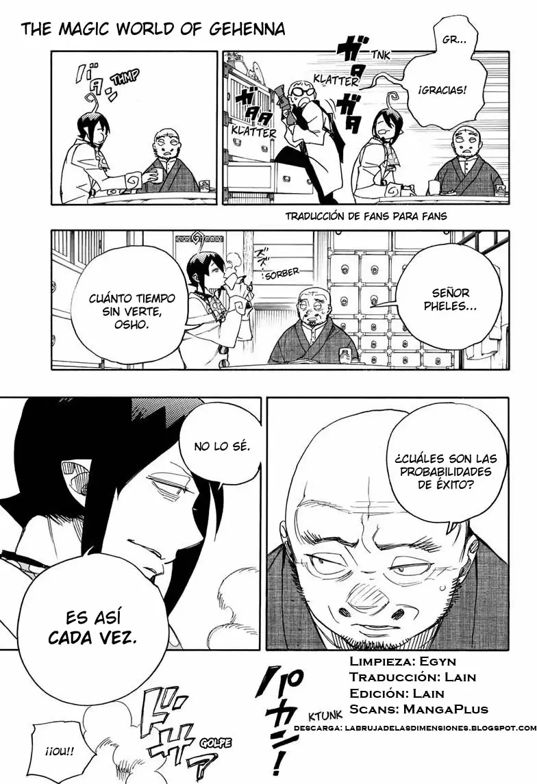 Ao no Exorcist capítulo 113, página 34
