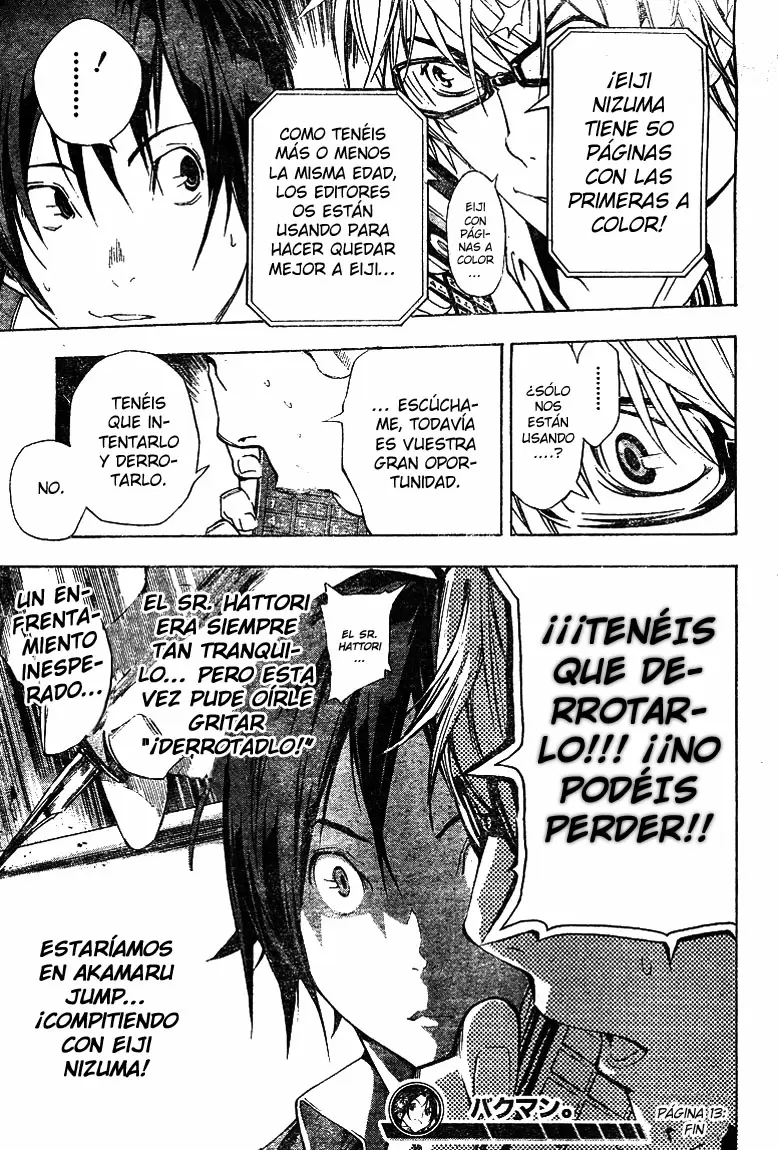 Bakuman capítulo 13, página 21