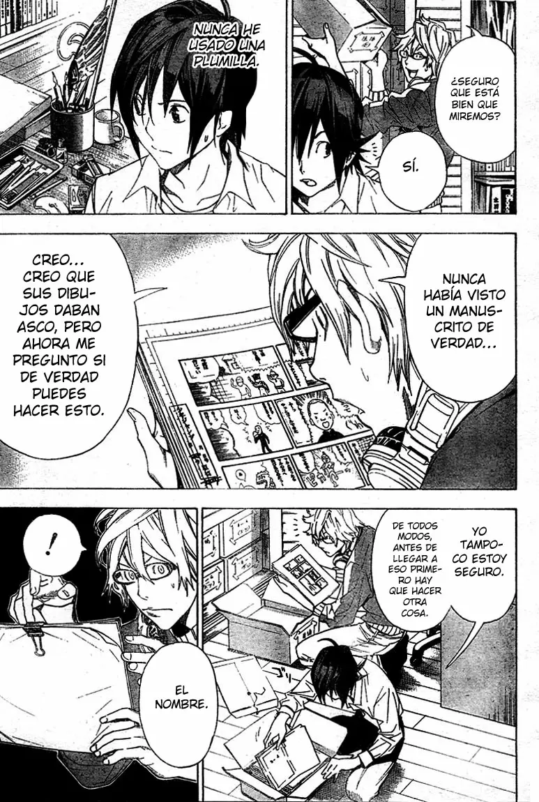 Bakuman capítulo 3, página 5