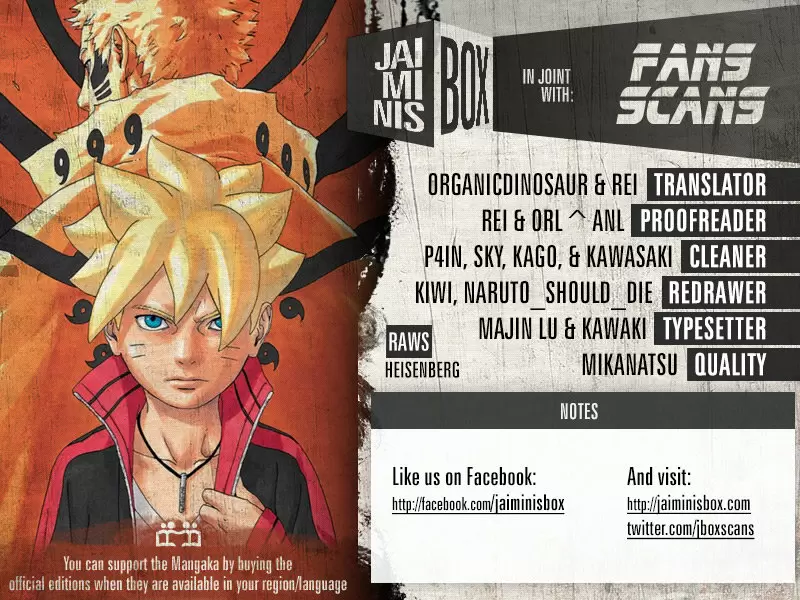 Boruto capítulo 33, página 1