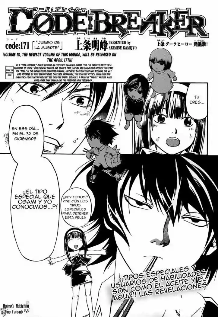 Code:Breaker capítulo 171, página 1