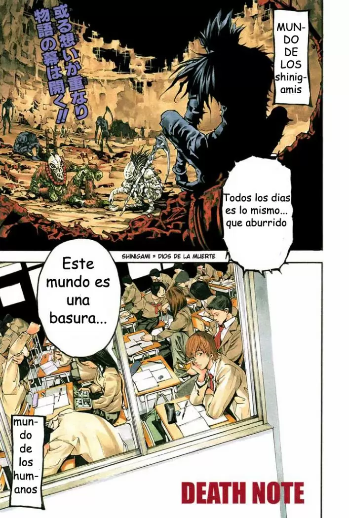 Death Note capítulo 1, página 4
