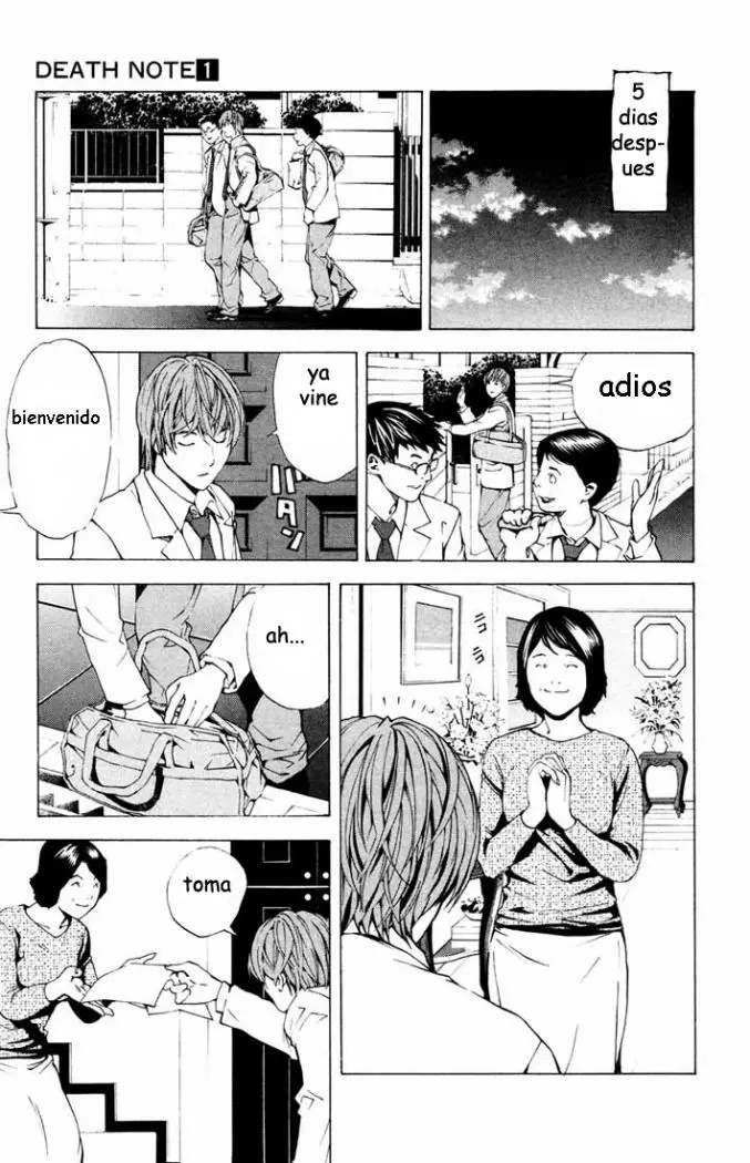 Death Note capítulo 1, página 12