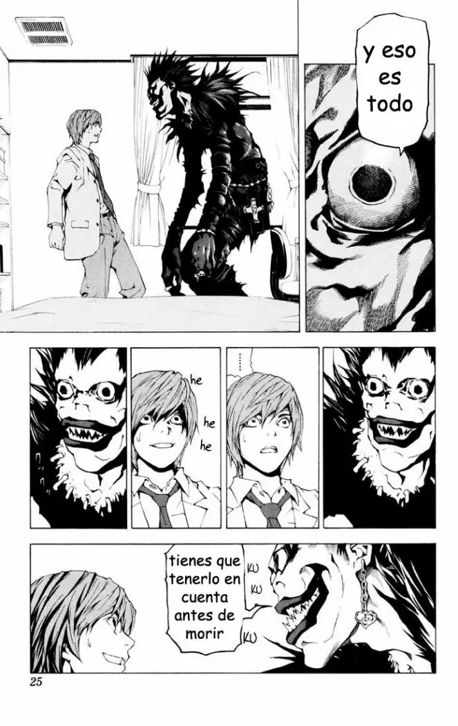 Death Note capítulo 1, página 22