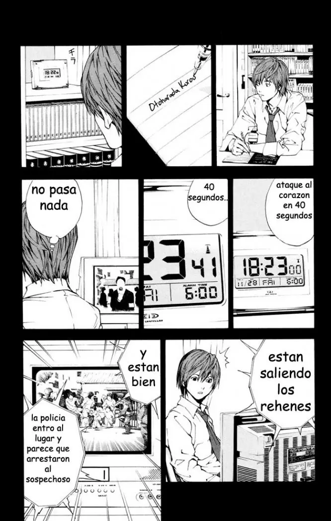 Death Note capítulo 1, página 29