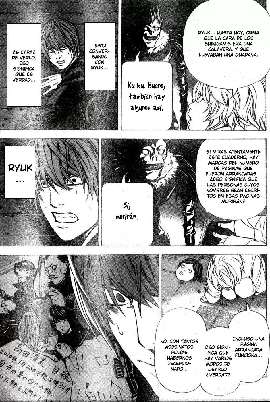 Death Note capítulo 103, página 17
