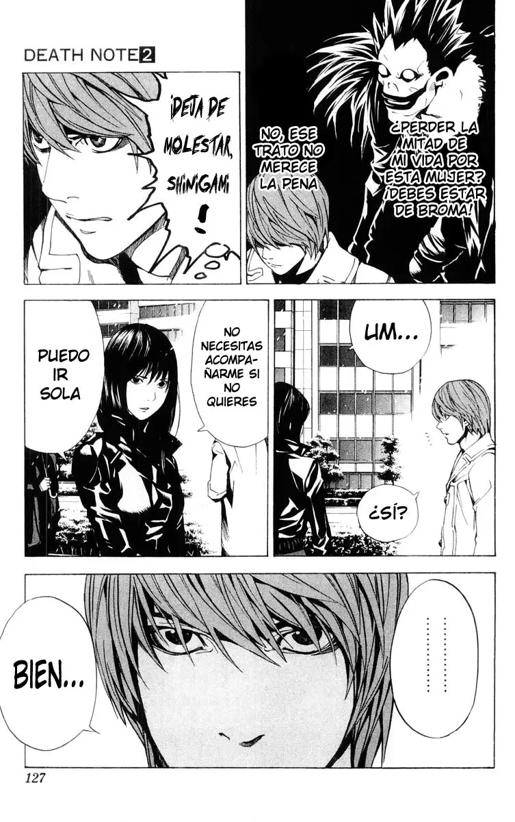 Death Note capítulo 13, página 14