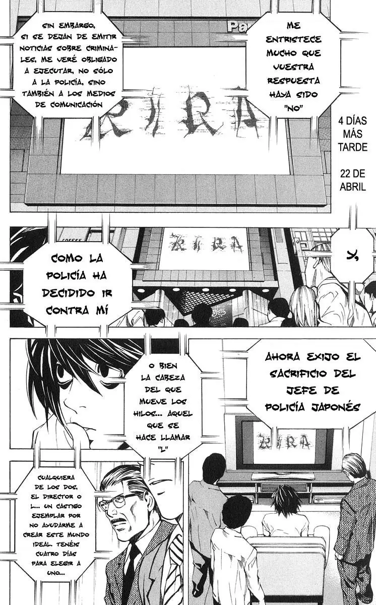 Death Note capítulo 24, página 19