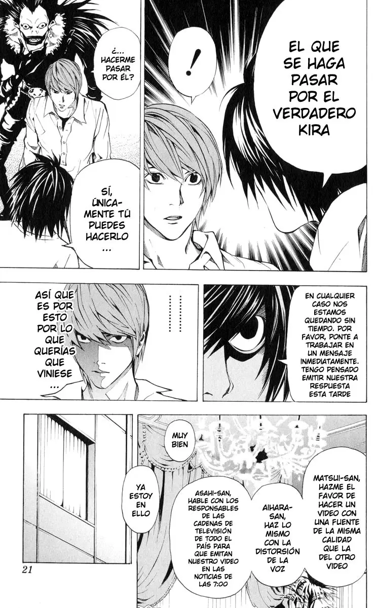 Death Note capítulo 26, página 22