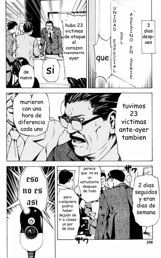 Death Note capítulo 3, página 23