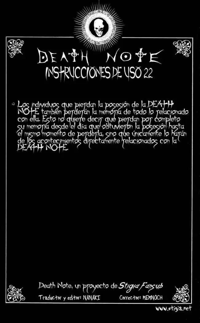 Death Note capítulo 33, página 22