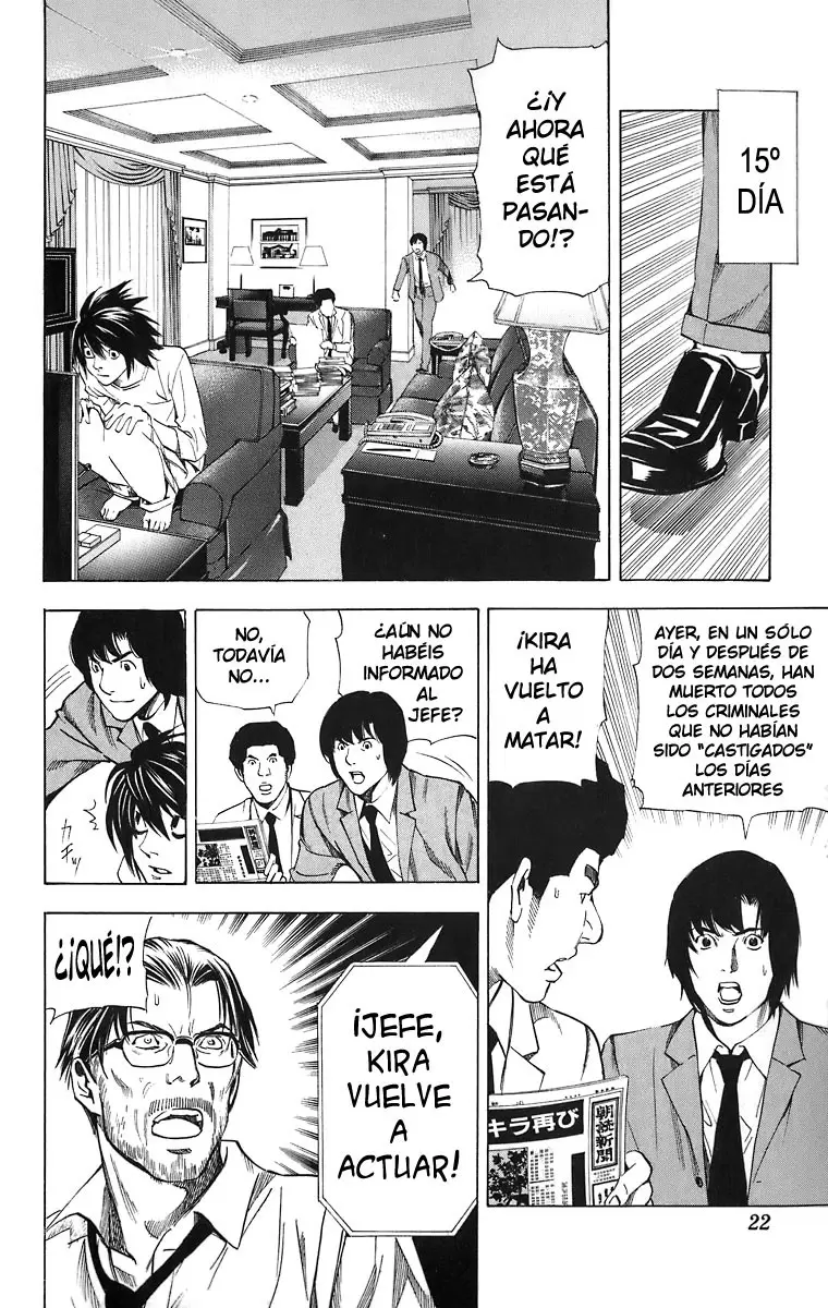 Death Note capítulo 35, página 23