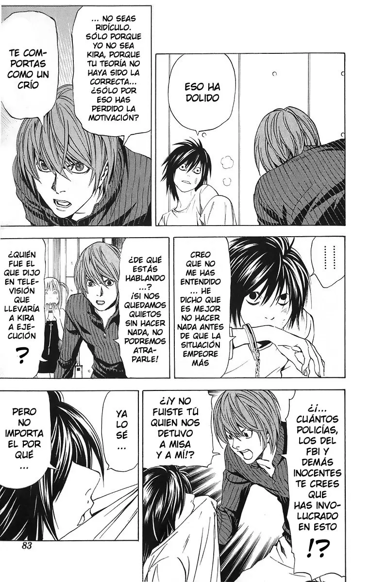 Death Note capítulo 38, página 13