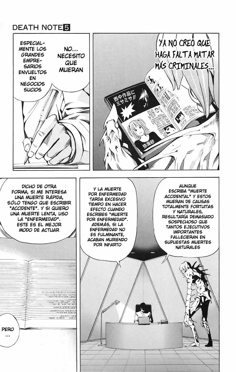Death Note capítulo 38, página 19