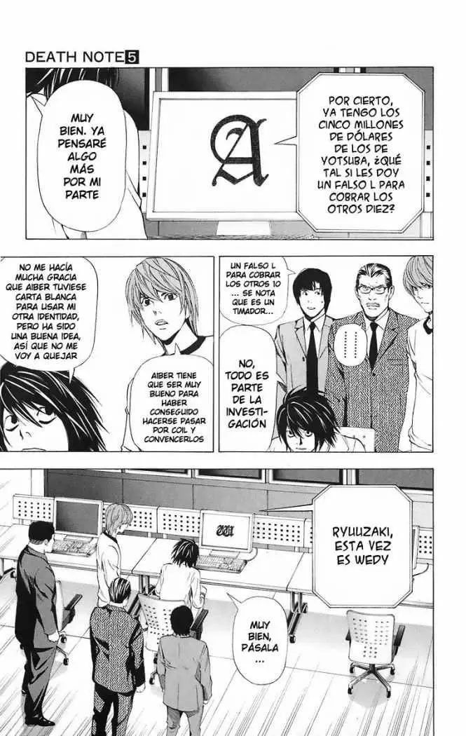Death Note capítulo 43, página 20