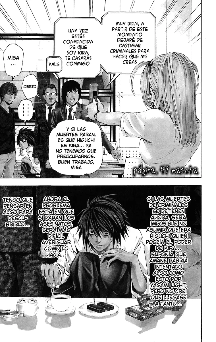 Death Note capítulo 49, página 2