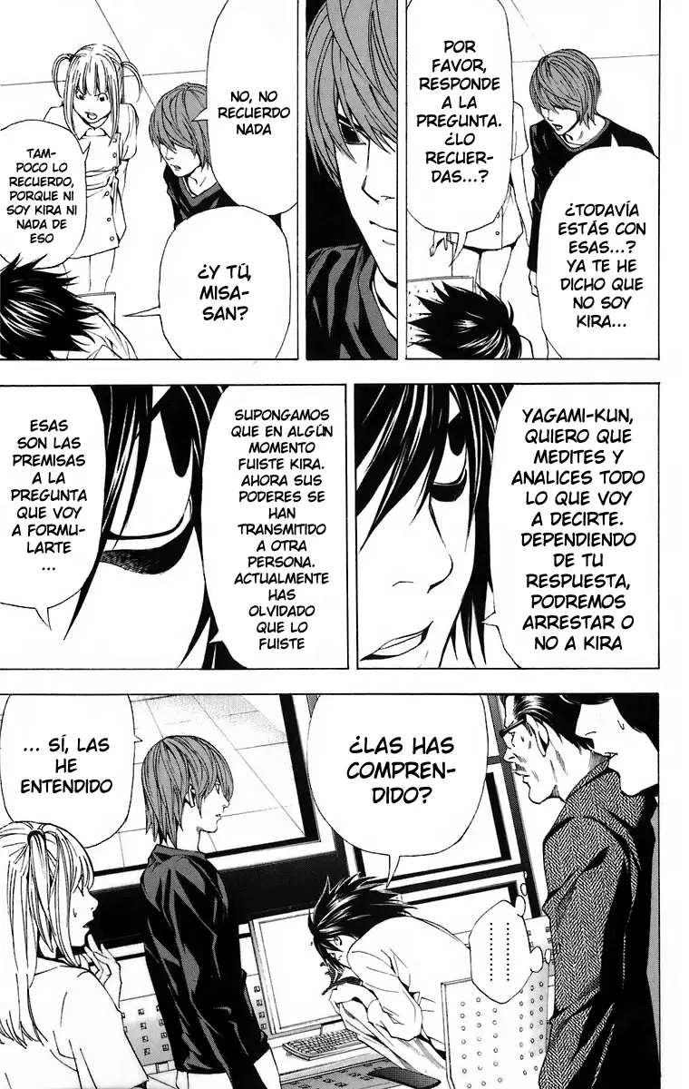Death Note capítulo 49, página 13